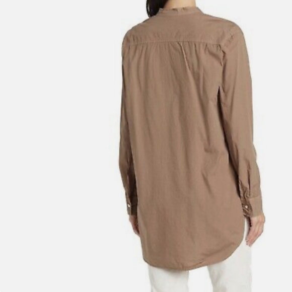 STRETCH POPLIN BOYFRIEND SHIRT James Perse size 1 - Picture 4 of 5